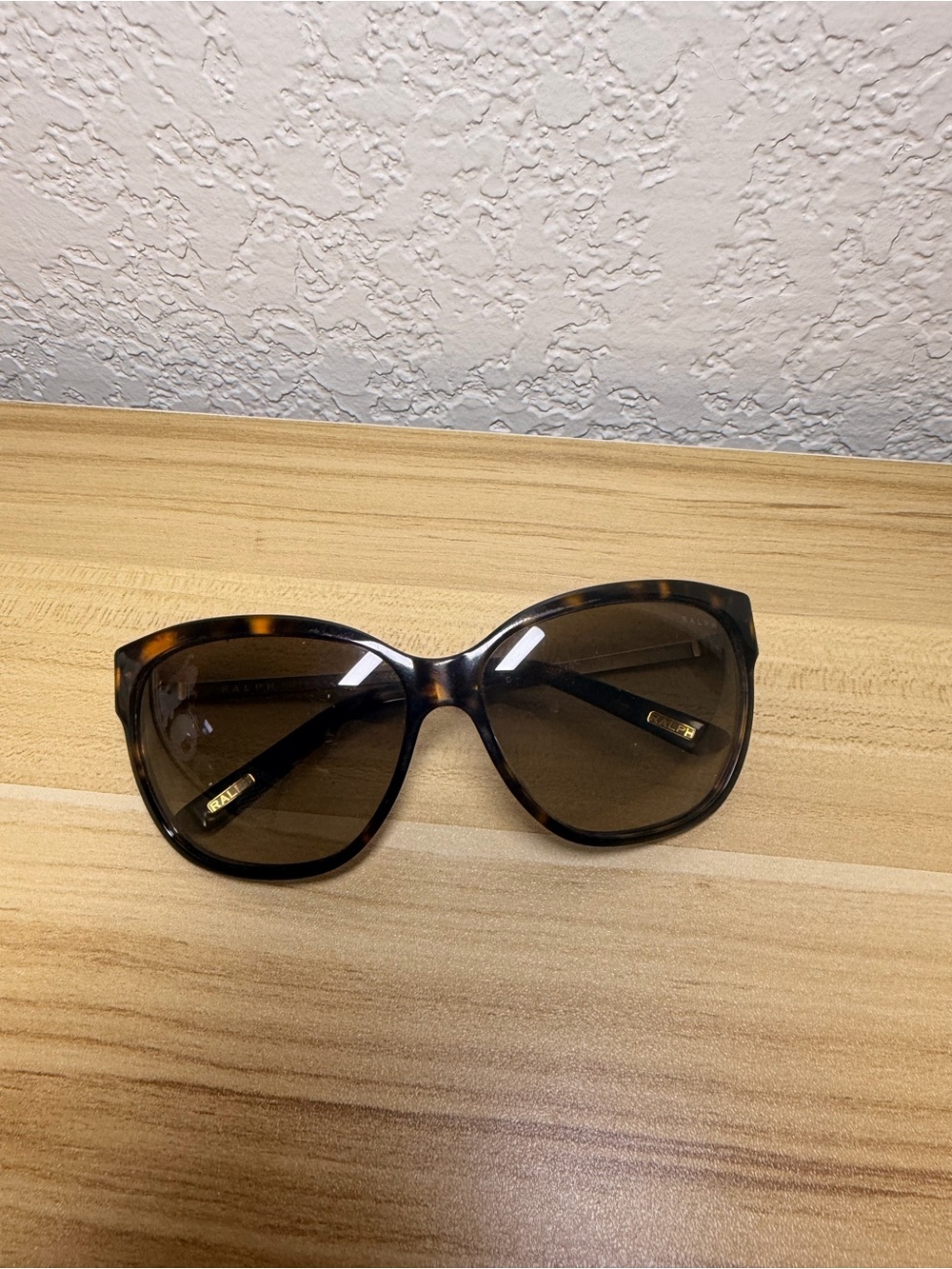Vintage Ralph Lauren Tortoiseshell Cat-eye Oversized Women’s Sunglasses EUC